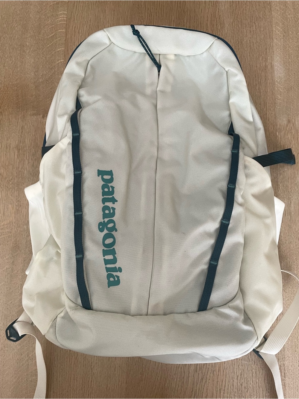 Patagonia Refugio 26L Cream and Teal Backpack